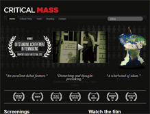 Tablet Screenshot of criticalmassfilm.com